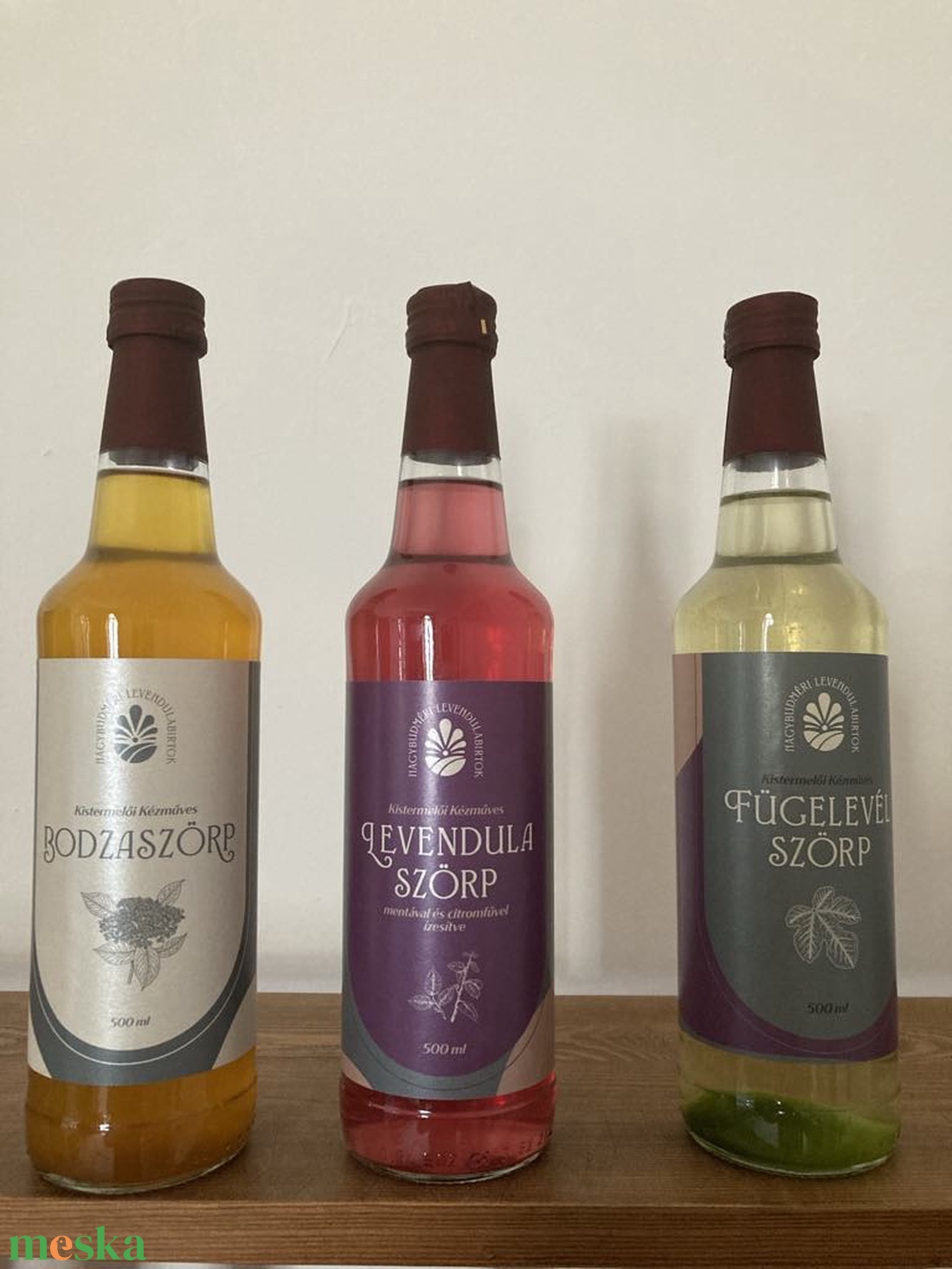 Kistermelői Kézműves Fügelevél  500ml - élelmiszer - szörp - Meska.hu