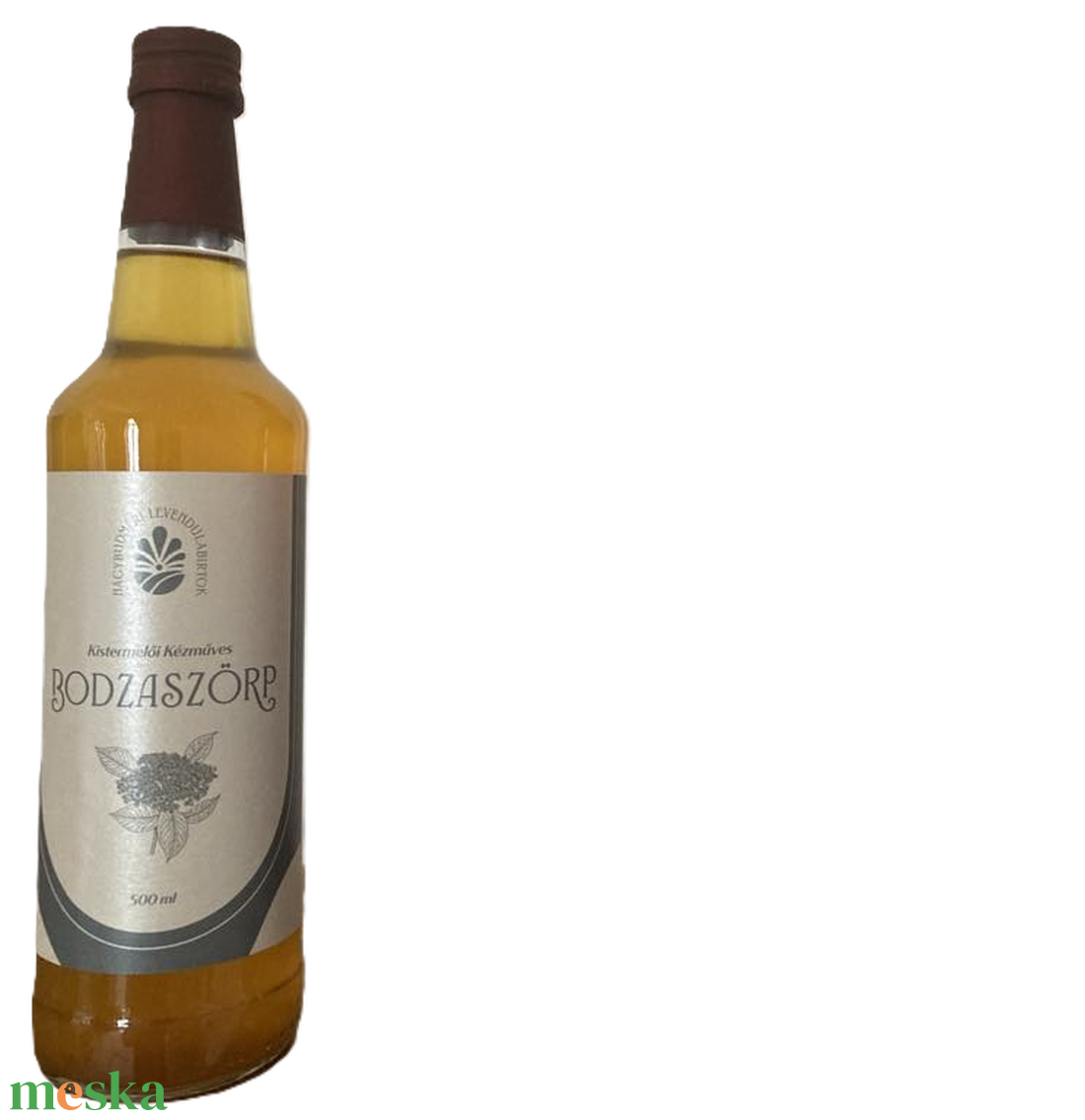 Kistermelői Kézműves Bodzaszörp  500ml - élelmiszer - szörp - Meska.hu