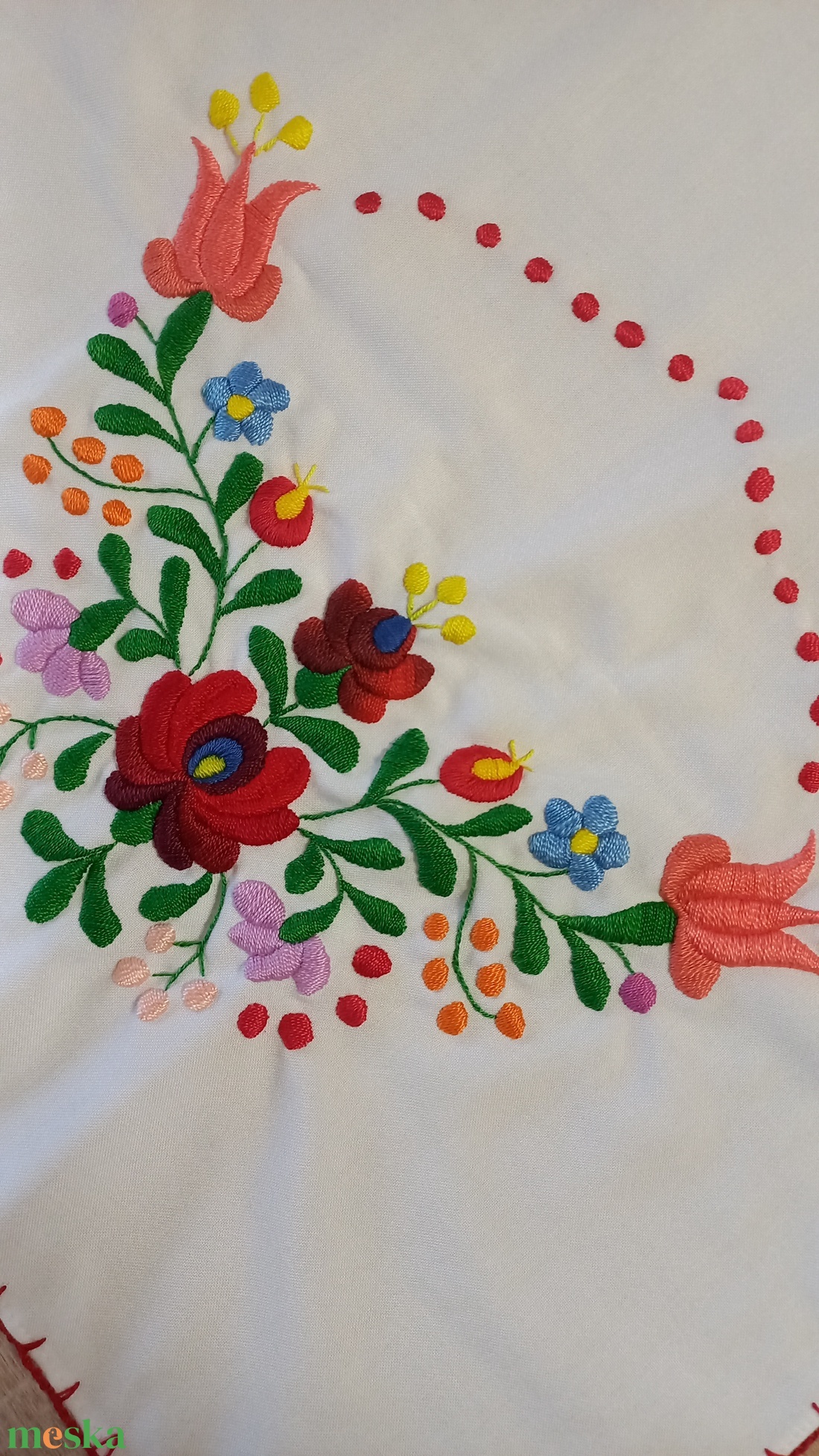 Hímzett asztali futó  -  - Meska.hu