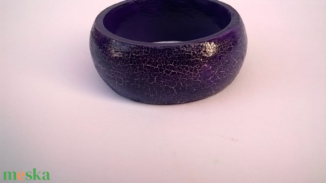 Selymes ametiszt fa karkötő - ékszer - karkötő - karperec - Meska.hu