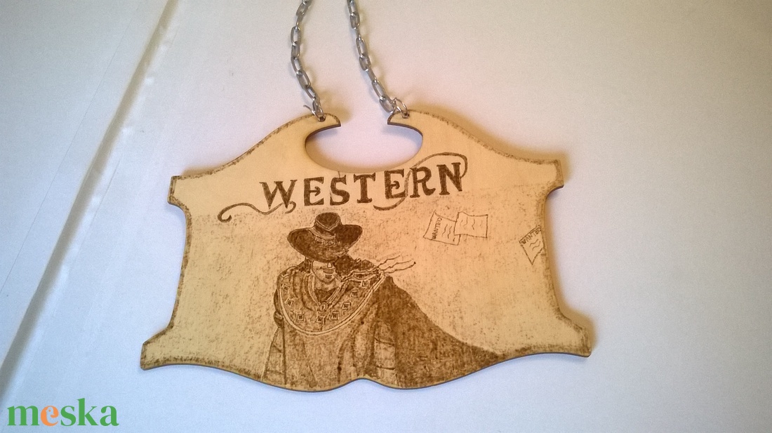 Westernes kép - otthon & életmód - dekoráció - fali és függő dekoráció - felirat - Meska.hu