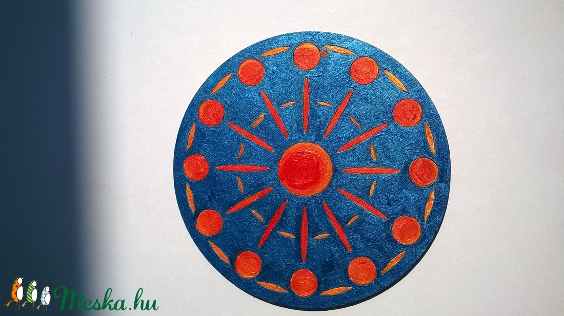 Lenyugvó nap mandala -  - Meska.hu