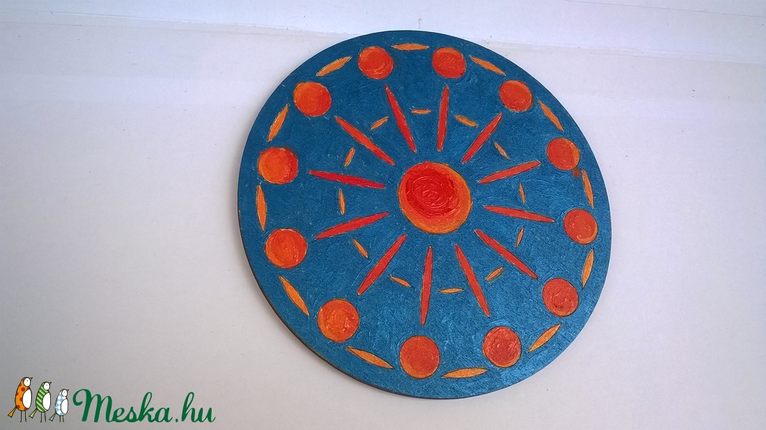 Lenyugvó nap mandala -  - Meska.hu