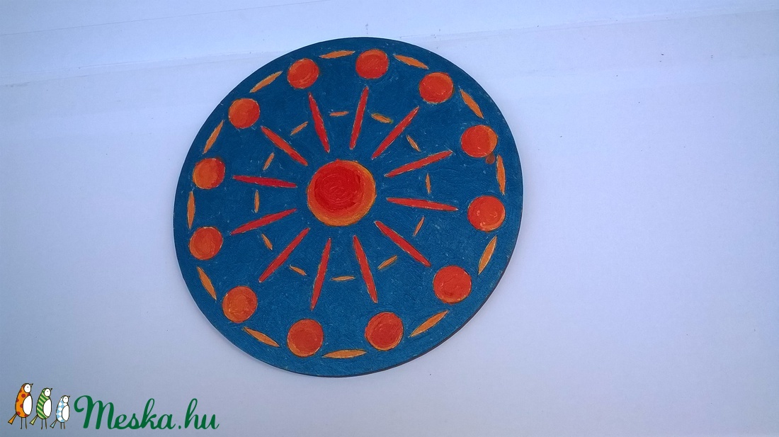 Lenyugvó nap mandala -  - Meska.hu