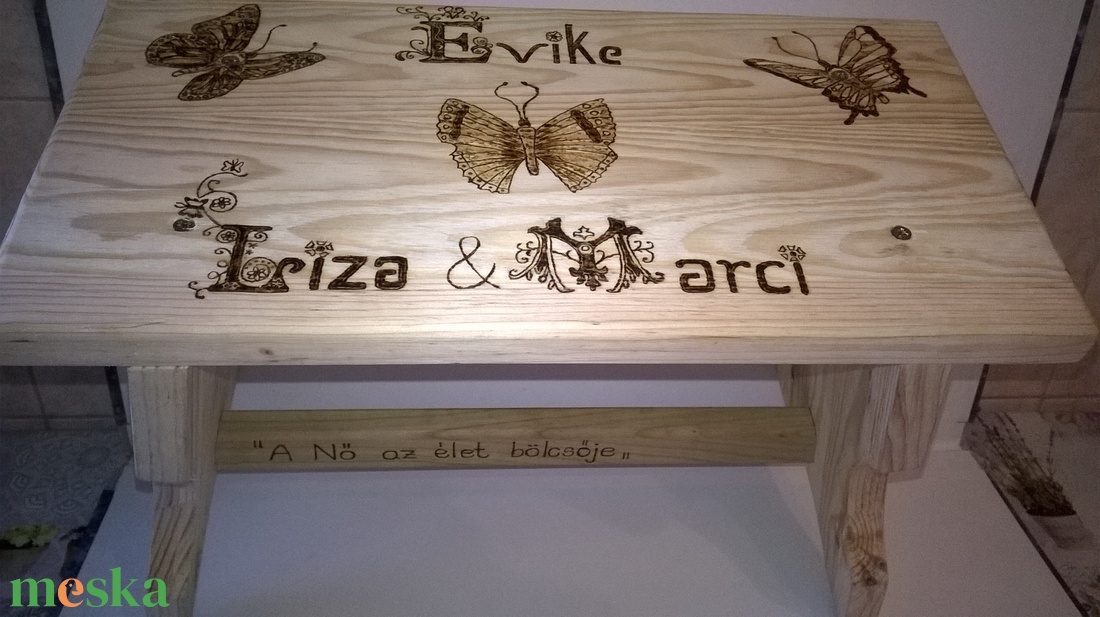 Lepkés sámli Évikének - otthon & életmód - babaszoba, gyerekszoba - gyerek szék, sámli - Meska.hu Lepkés sámli Évikének - otthon & életmód - babaszoba, gyerekszoba - gyerek szék, sámli - Meska.hu