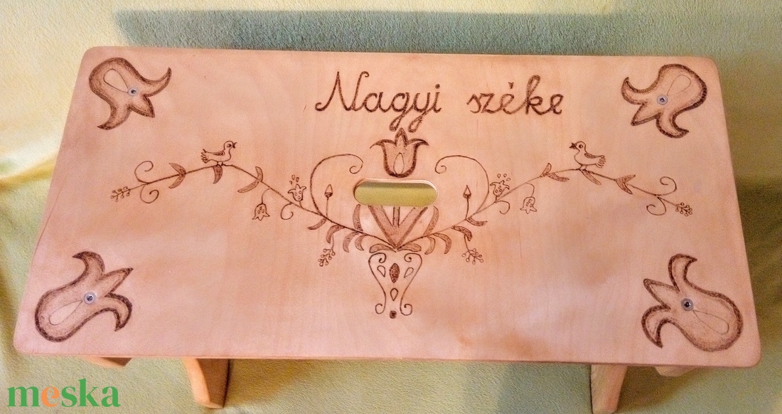 Nagyi tulipános széke - otthon & életmód - bútor - szék & fotel - Meska.hu Nagyi tulipános széke - otthon & életmód - bútor - szék & fotel - Meska.hu