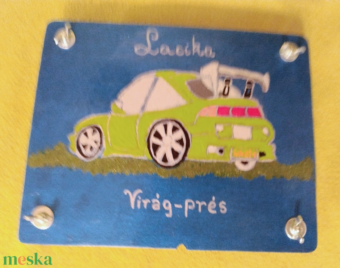 Autós virágprés - játék & sport - készségfejlesztő és logikai játék - oktató játékok - Meska.hu Autós virágprés - játék & sport - készségfejlesztő és logikai játék - oktató játékok - Meska.hu