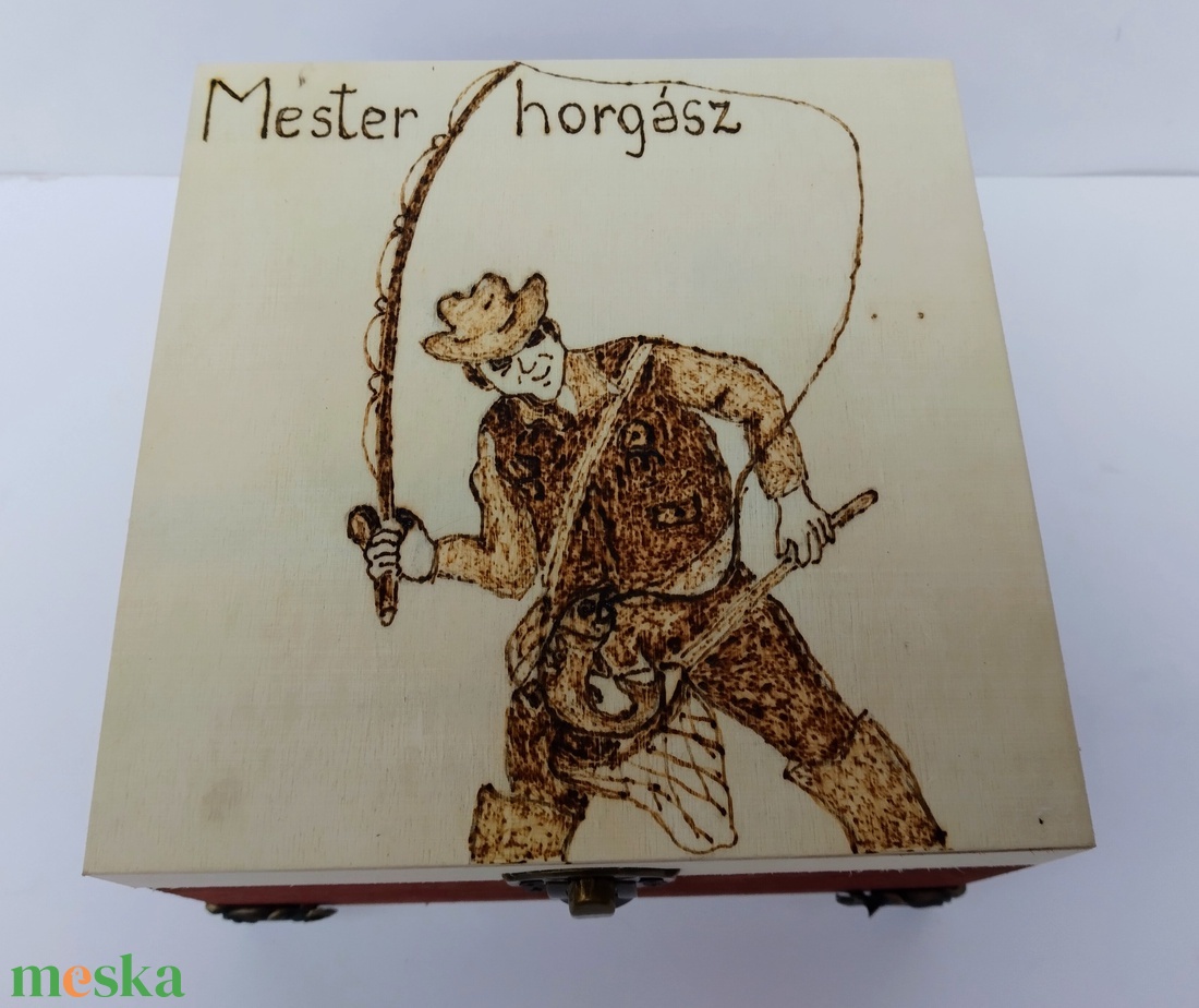 Mester horgász szett  - otthon & életmód - tárolás & rendszerezés - doboz - Meska.hu