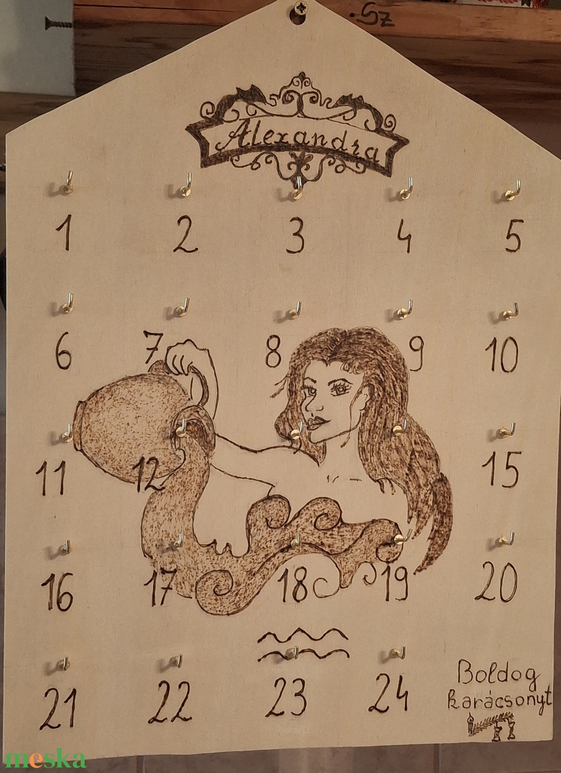 Horoszkópos adventi naptár - karácsony - adventi díszek - adventi naptár - Meska.hu