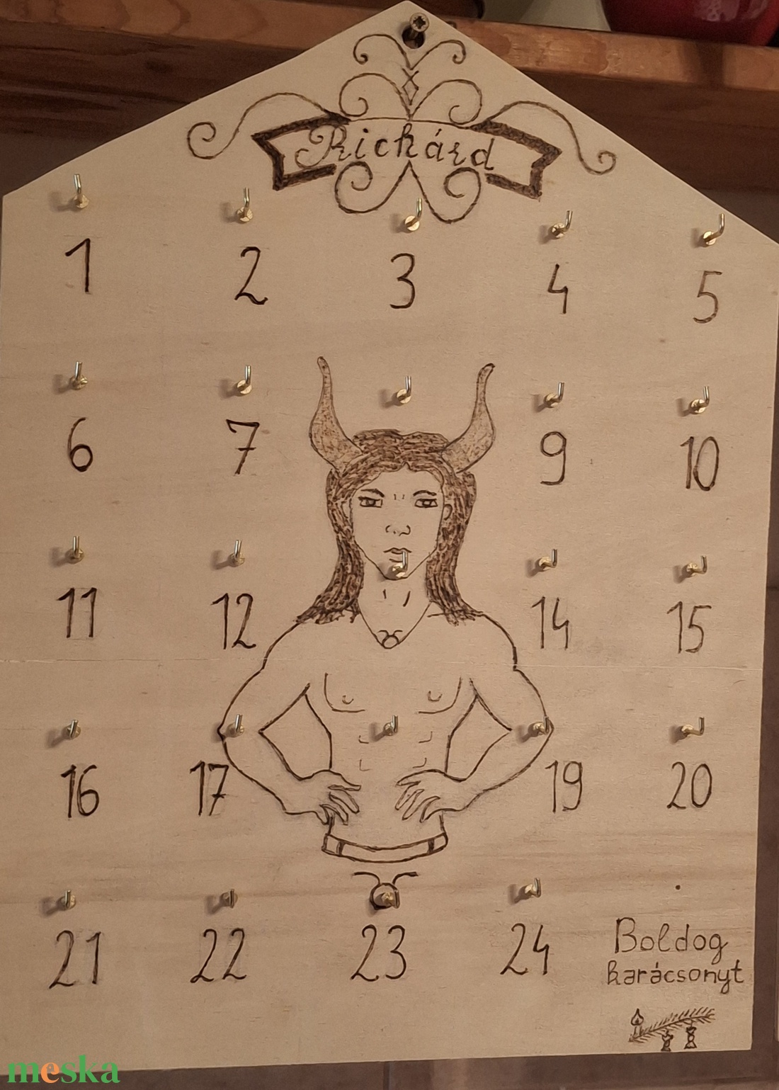 Horoszkópos adventi naptár - karácsony - adventi díszek - adventi naptár - Meska.hu