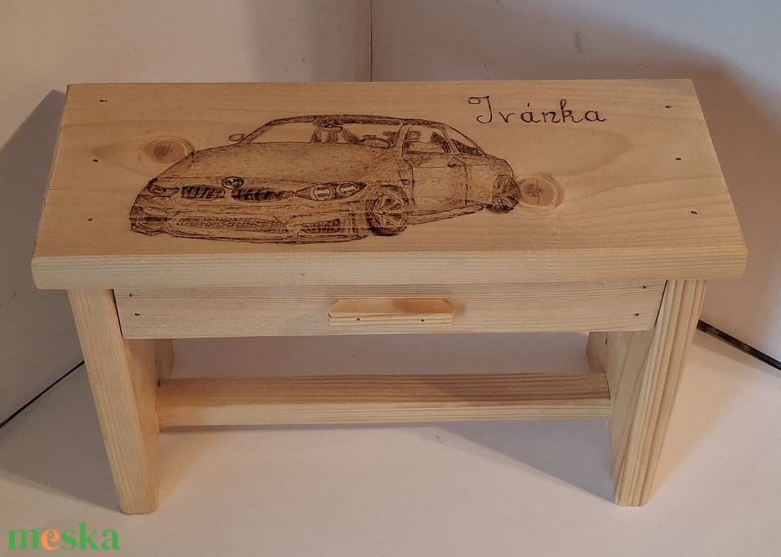 Lovas gyerek sámli szett - otthon & életmód - babaszoba, gyerekszoba - gyerek szék, sámli - Meska.hu