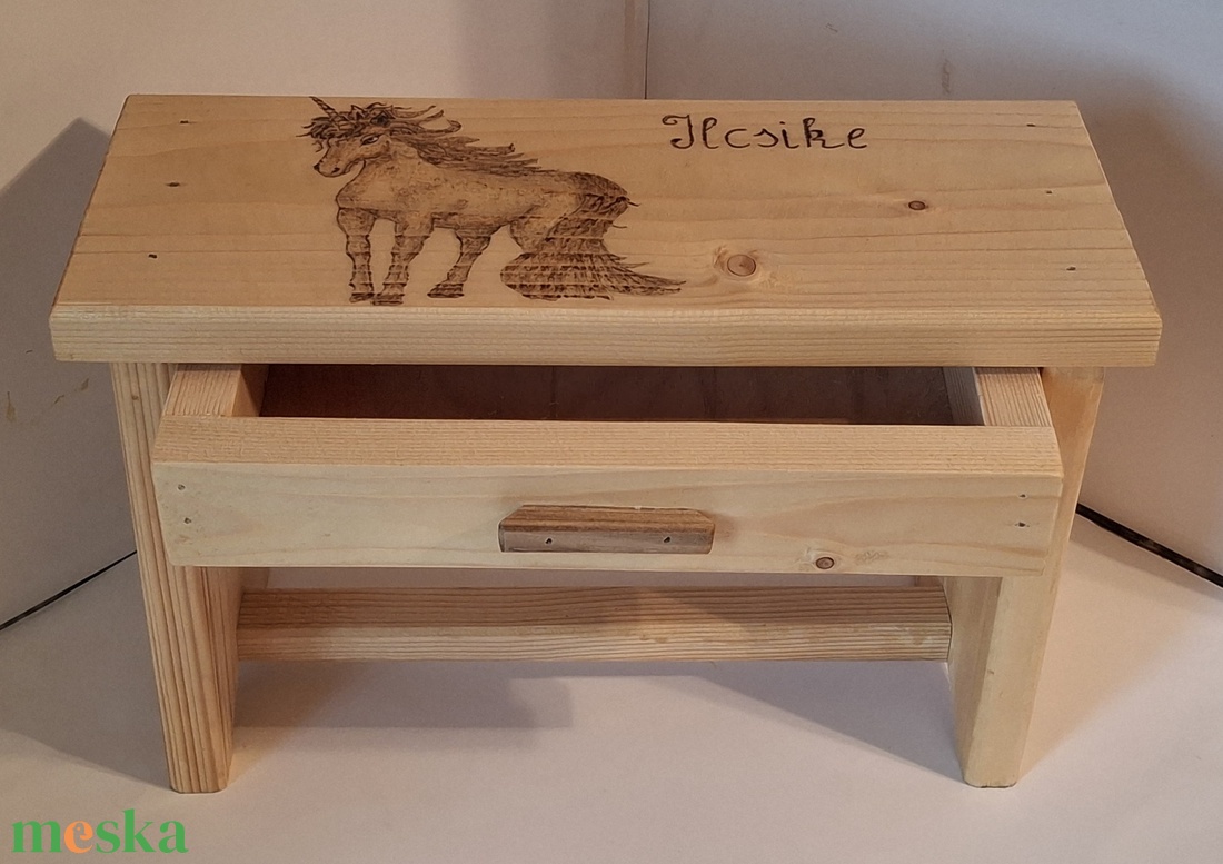 Lovas gyerek sámli szett - otthon & életmód - babaszoba, gyerekszoba - gyerek szék, sámli - Meska.hu