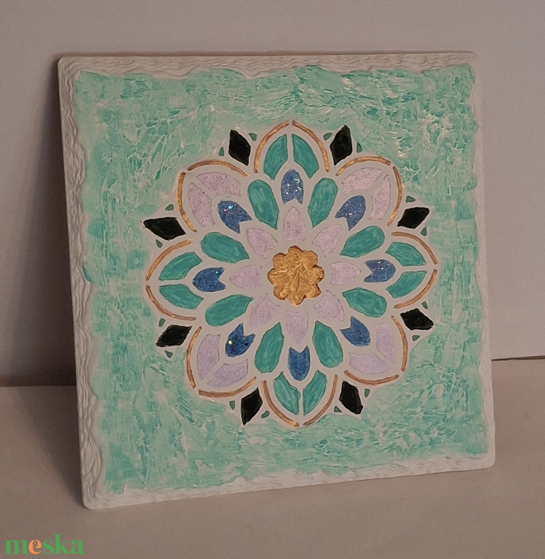 Mandalás edényalátét - otthon & életmód - konyhafelszerelés, tálalás - flaska, csatos üveg - Meska.hu