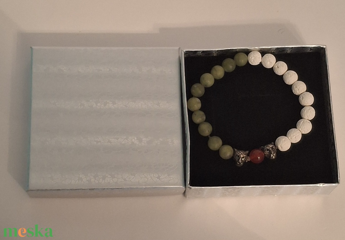 Gepárd vezér férfi karkötő - ékszer - karkötő - karkötő medállal - Meska.hu