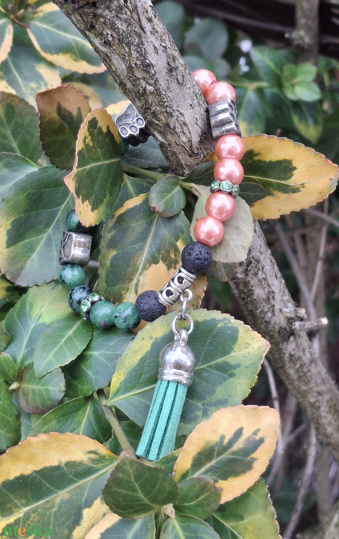 Amazóniai ásvány karkötő - ékszer - karkötő - ásványkarkötő - Meska.hu