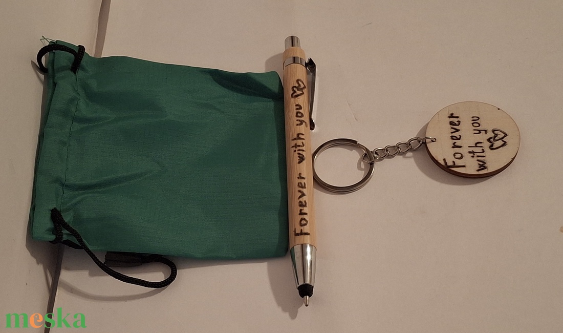 Gravírozott toll szett - otthon & életmód - papír, írószer - ceruza & toll - Meska.hu