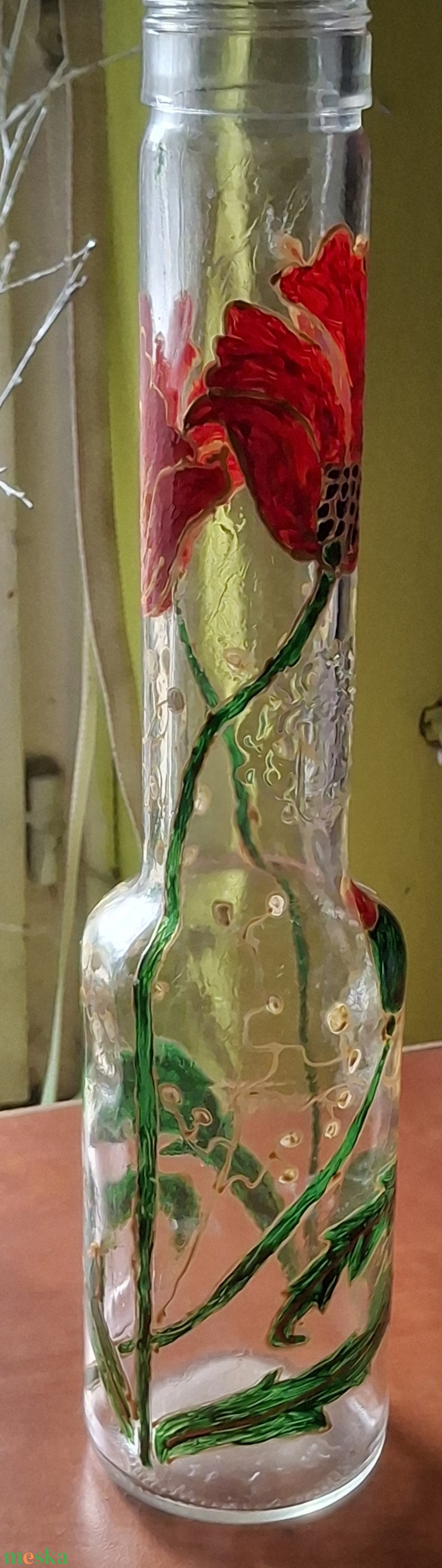 Táncoló pipacsok váza - otthon & életmód - virágdekoráció - virágtartó - váza - Meska.hu