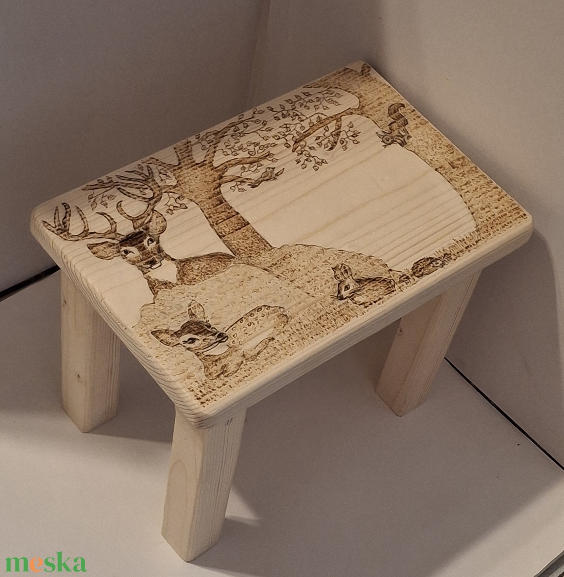 Mese erdei kisszék - baba - mama - babaszobabútor - gyerek szék, sámli - Meska.hu