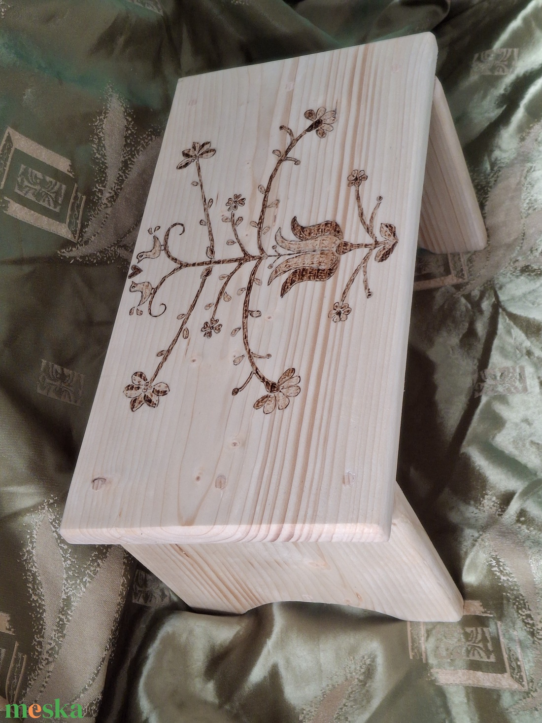 Matyó mintás sámli - otthon & életmód - bútor - szék & fotel - Meska.hu