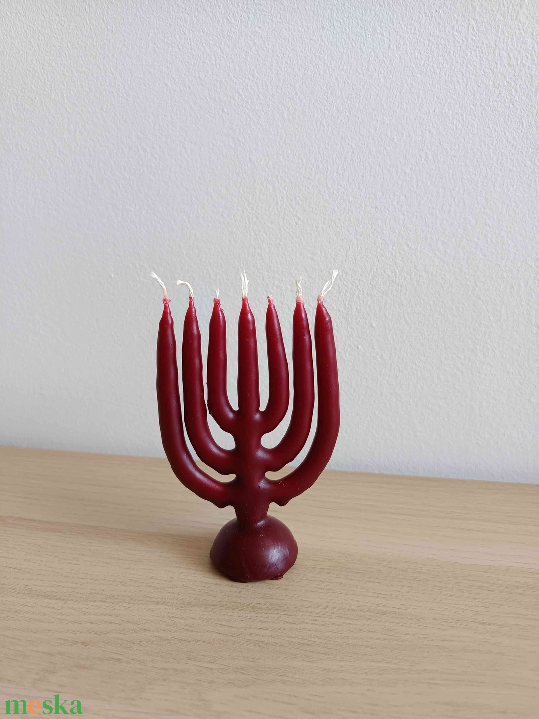 Menora gyertya - otthon & életmód - gyertya, illat, aroma - gyertya - Meska.hu