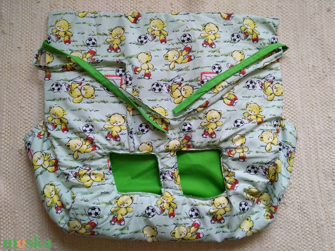 Focizó macik bevásárlókocsi és hinta huzat - játék & sport - Meska.hu