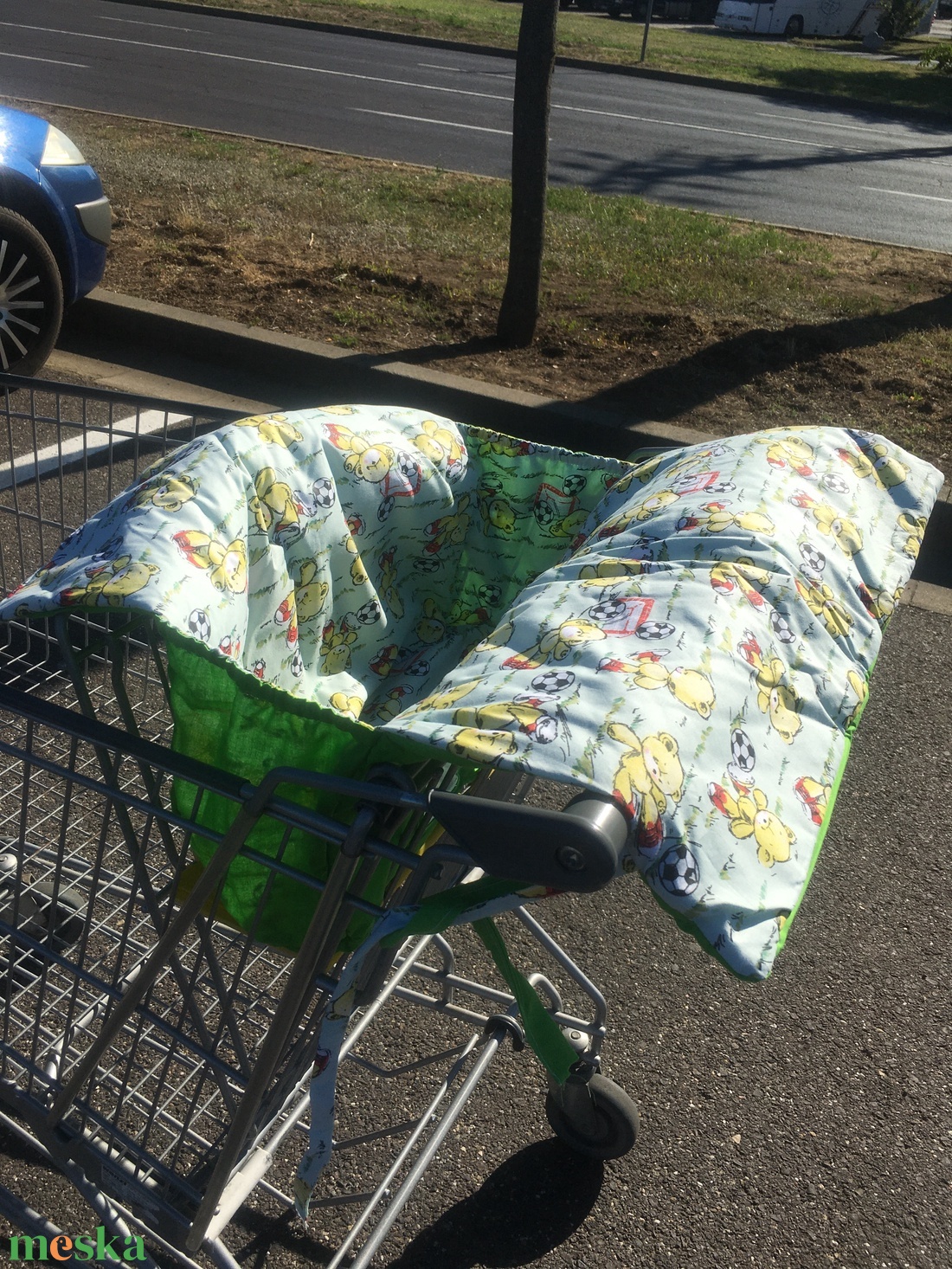 Focizó macik bevásárlókocsi és hinta huzat - játék & sport - Meska.hu