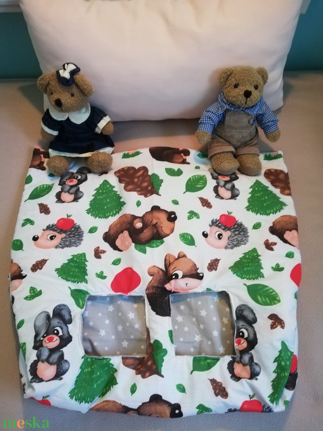 Erdei állatos bevásárlókocsi és hinta huzat - játék & sport - Meska.hu