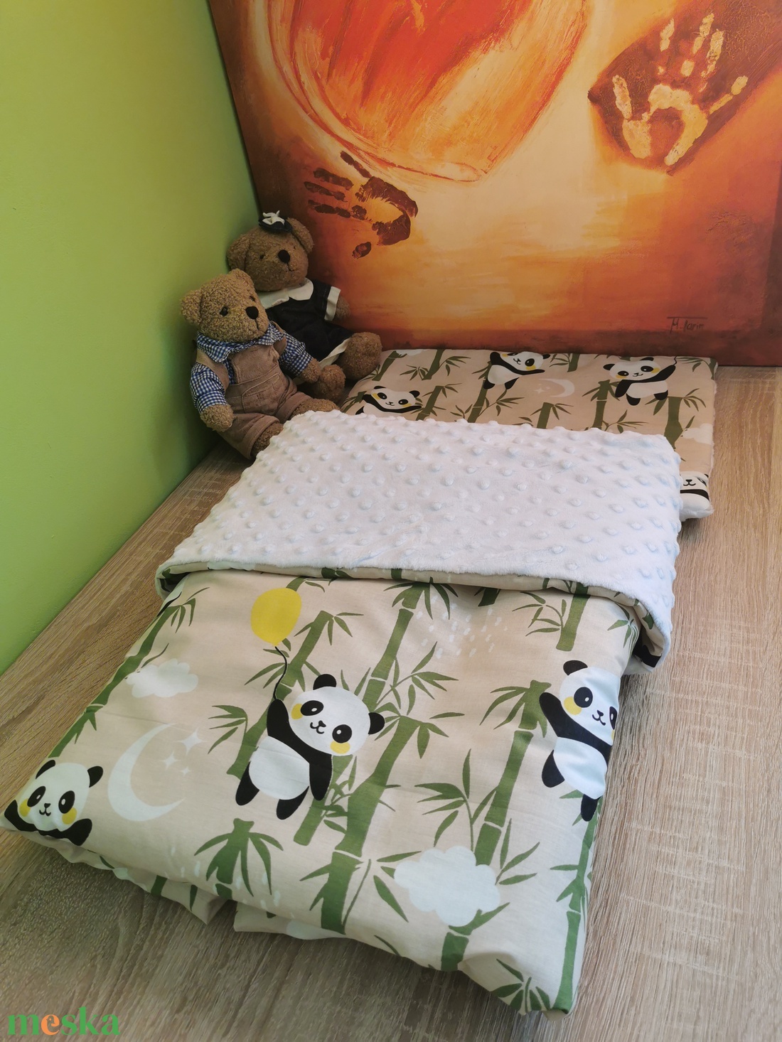 Panda macis ágynemű szett fehér minkyvel - otthon & életmód - babaszoba, gyerekszoba - baba ágynemű - Meska.hu Panda macis ágynemű szett fehér minkyvel - otthon & életmód - babaszoba, gyerekszoba - baba ágynemű - Meska.hu