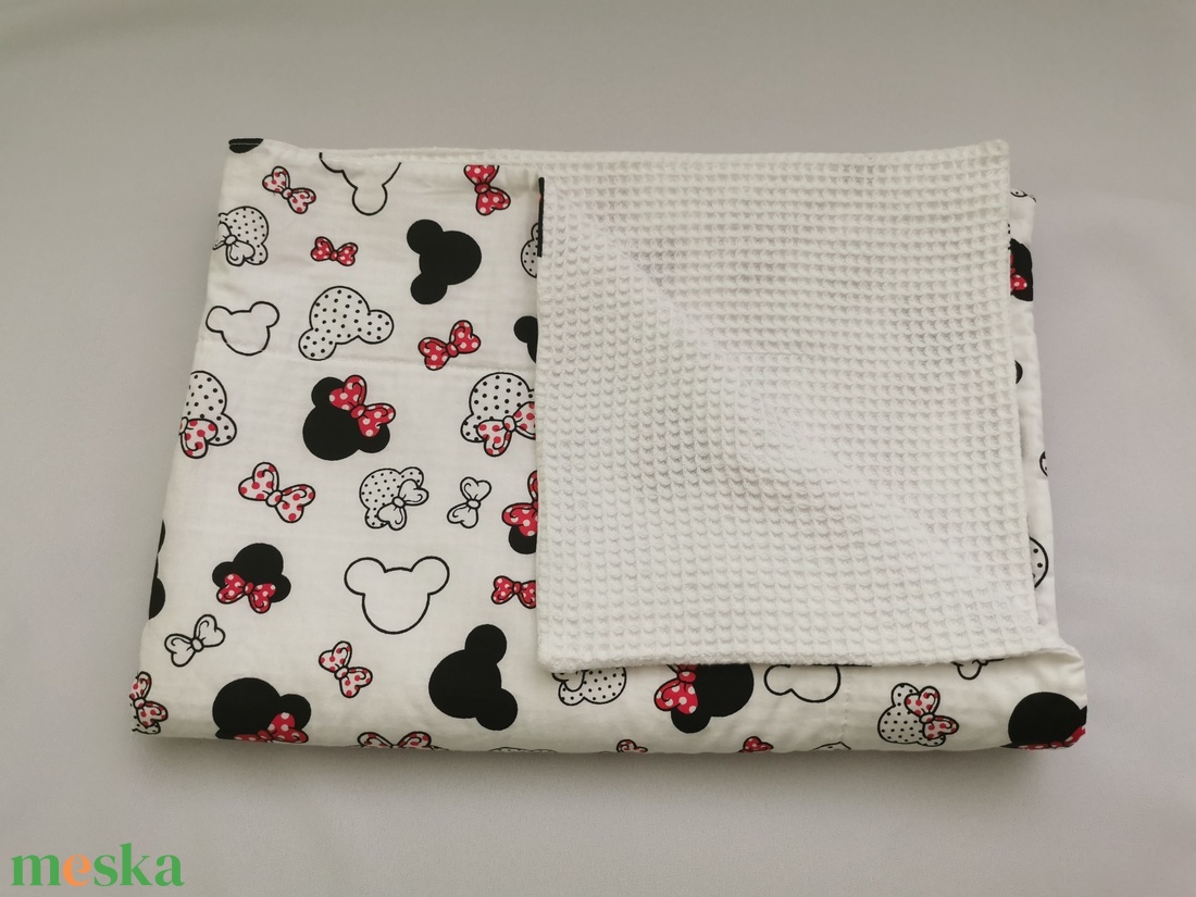 Minnie takaró és párna - otthon & életmód - babaszoba, gyerekszoba - babatakaró, gyerek pléd - Meska.hu