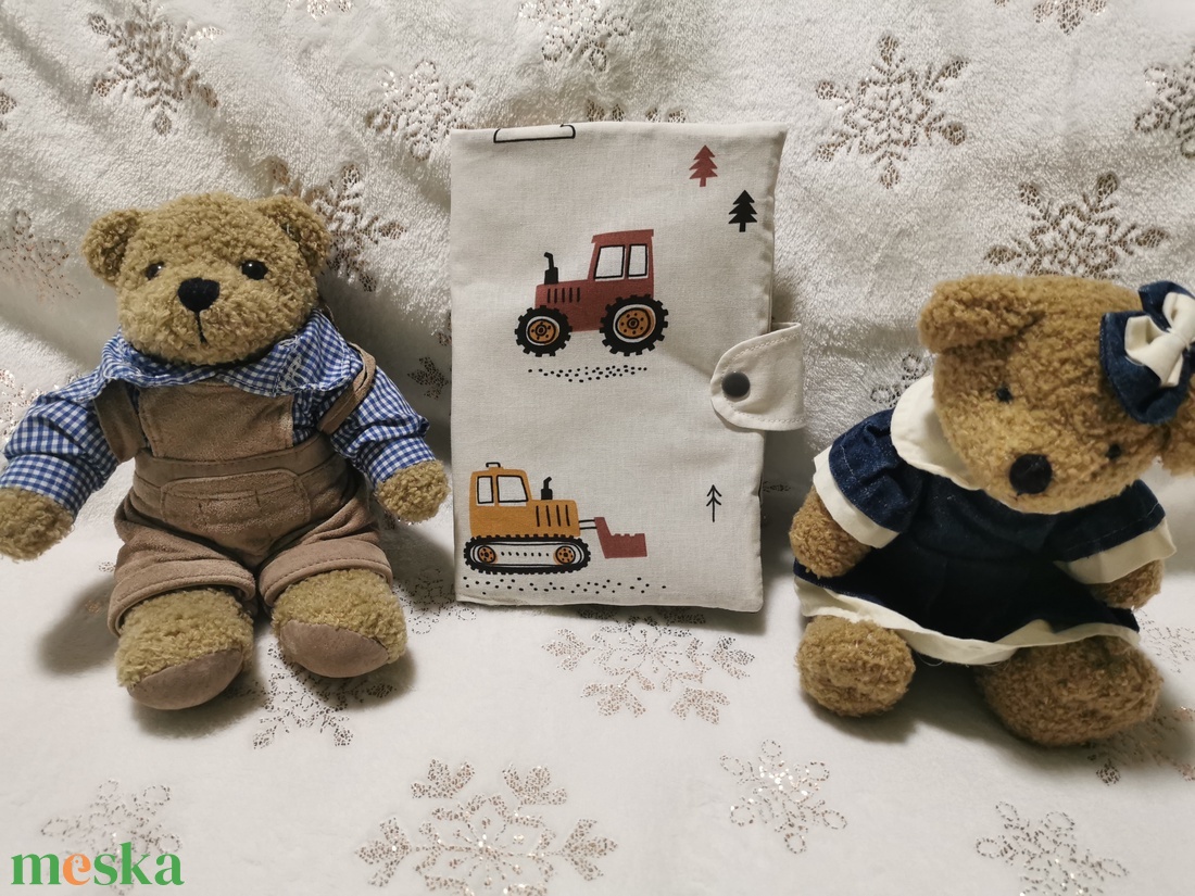 Munkagépes egészségügyi kis könyv borító - otthon & életmód - papír, írószer - könyv- és füzetborító - Meska.hu