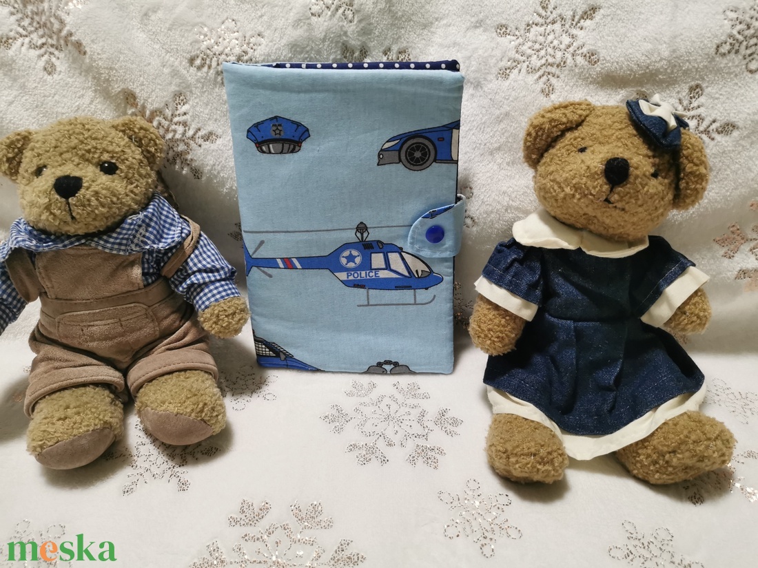 Rendőrös  egészségügyi kis könyv borító - otthon & életmód - papír, írószer - könyv- és füzetborító - Meska.hu