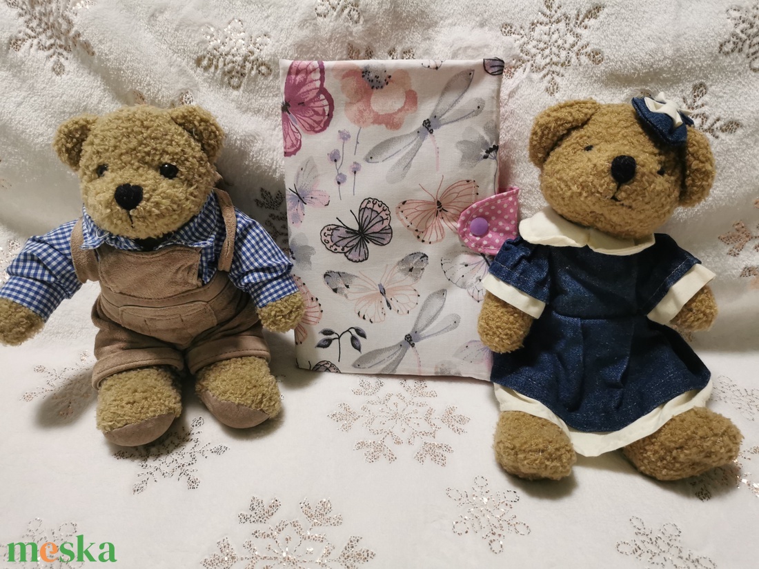 Pillangós egészségügyi kis könyv borító - otthon & életmód - papír, írószer - könyv- és füzetborító - Meska.hu