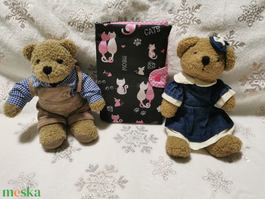 Cicás egészségügyi kis könyv borító - otthon & életmód - papír, írószer - könyv- és füzetborító - Meska.hu