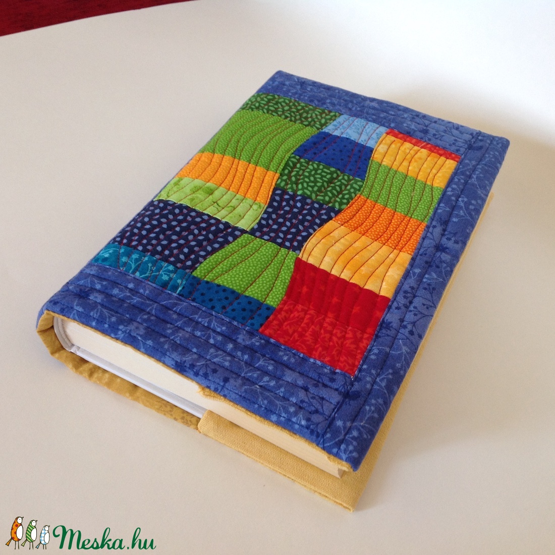 Patchwork könyvborító - táska & tok - pénztárca & más tok - zsebkendőtartó tok - Meska.hu Patchwork könyvborító - táska & tok - pénztárca & más tok - zsebkendőtartó tok - Meska.hu