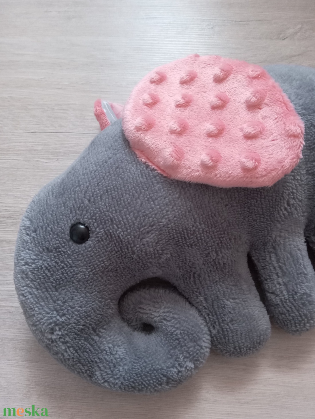 Csörgő plüsselefánt babáknak és kisgyerekeknek - játék & sport - plüssállat & játékfigura - elefánt - Meska.hu