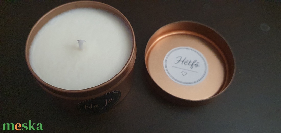 Na jó. Hétfő - otthon & életmód - gyertya, illat, aroma - gyertya - Meska.hu