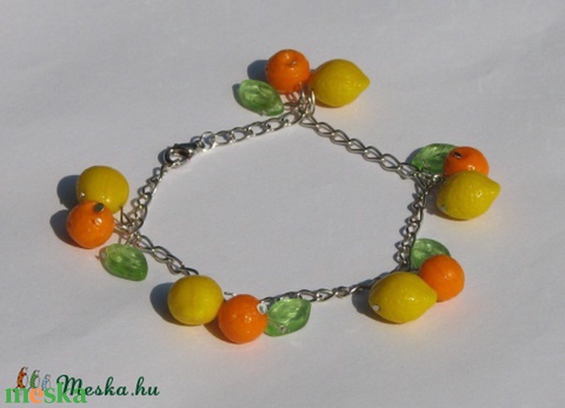 Citrus karkötő - ékszer - karkötő - gyöngyös karkötő - Meska.hu