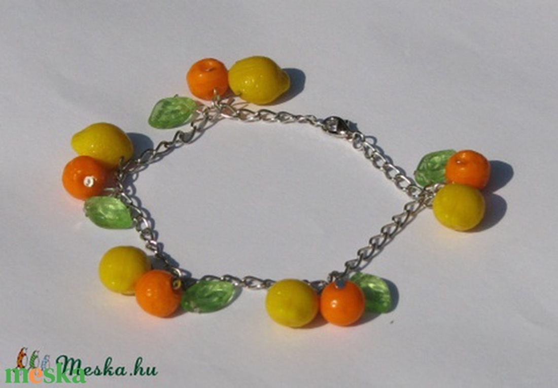 Citrus karkötő - ékszer - karkötő - gyöngyös karkötő - Meska.hu