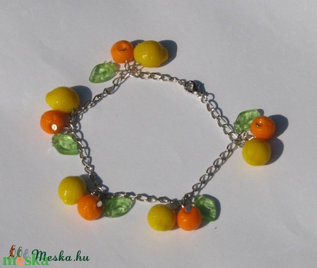 Citrus karkötő - ékszer - karkötő - gyöngyös karkötő - Meska.hu