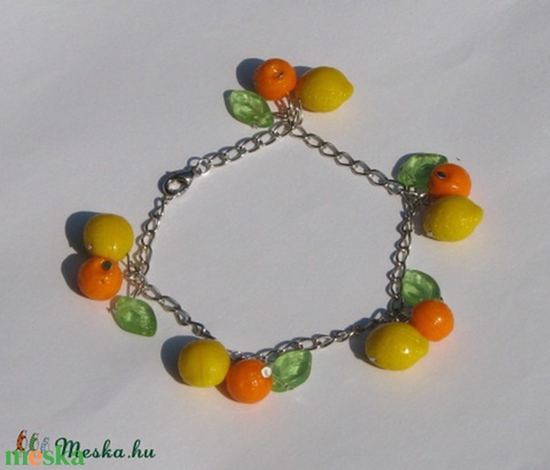 Citrus karkötő - ékszer - karkötő - gyöngyös karkötő - Meska.hu