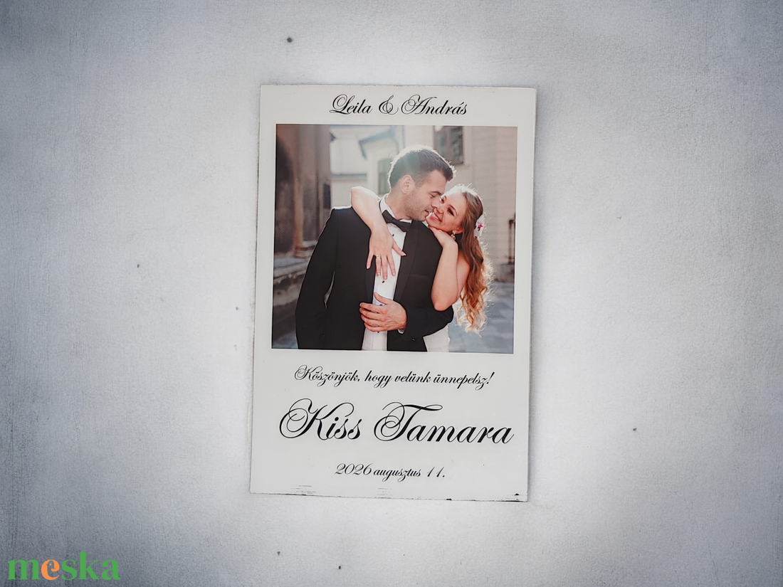 Emlékezetes és praktikus: A 3 az 1-ben hűtőmágnes - esküvő - emlék & ajándék - köszönőajándék - Meska.hu