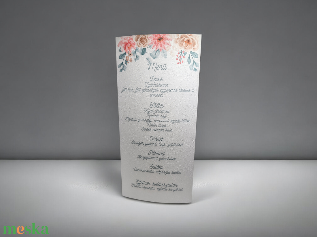 Varázsolja el vendégeit ezzel az elegáns, 3 az 1-ben asztali kiegészítővel! - esküvő - meghívó & kártya - menü - Meska.hu