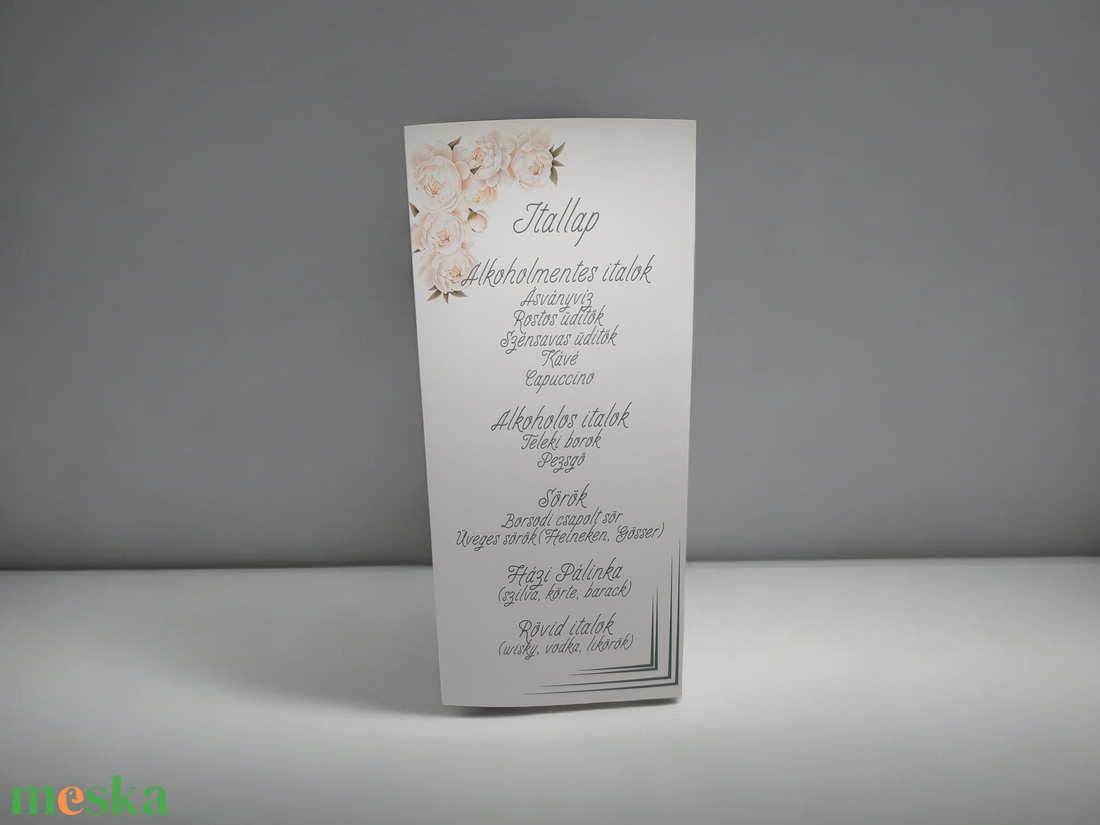 Varázsolja el vendégeit ezzel az elegáns, 3 az 1-ben asztali kiegészítővel! - esküvő - meghívó & kártya - menü - Meska.hu