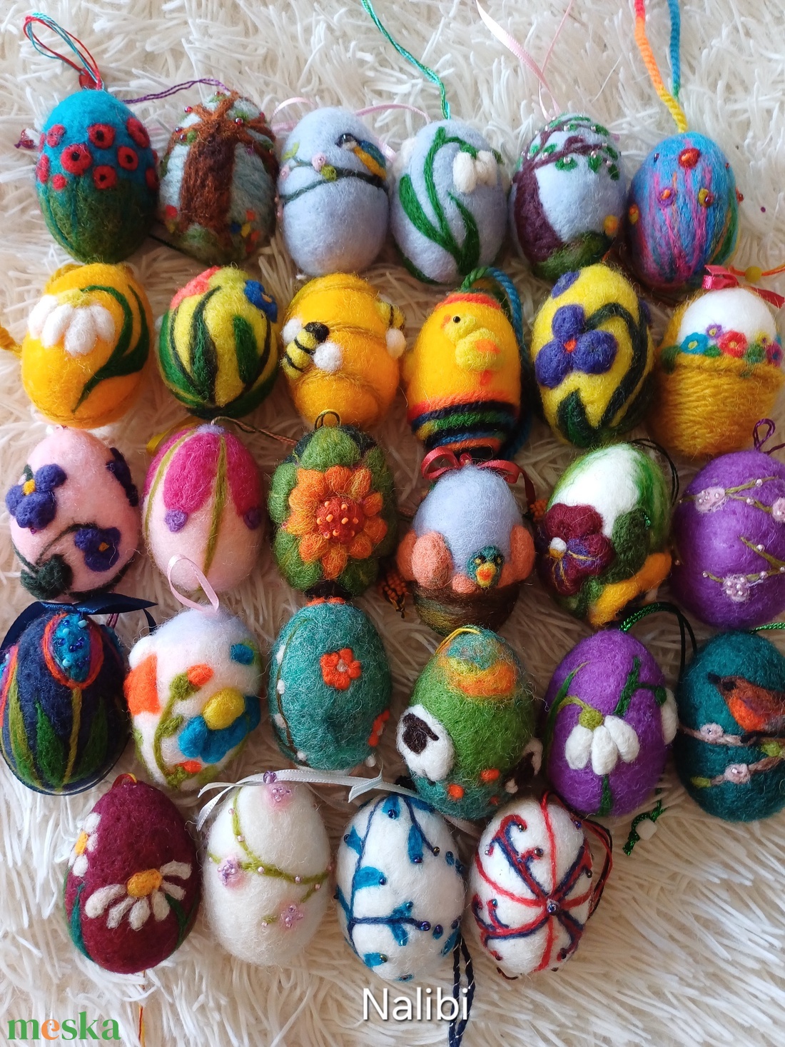 Húsvéti tojás - ünnepi díszek, dekorációk - húsvéti díszek és dekorációk - húsvéti abrosz, terítő - Meska.hu