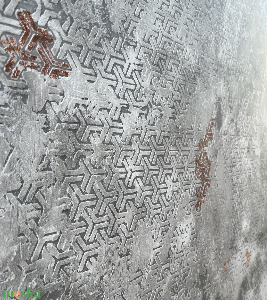 Absztrakt modern festmény 80x80 cm - otthon & életmód - dekoráció - kép & falikép - vászonkép - Meska.hu