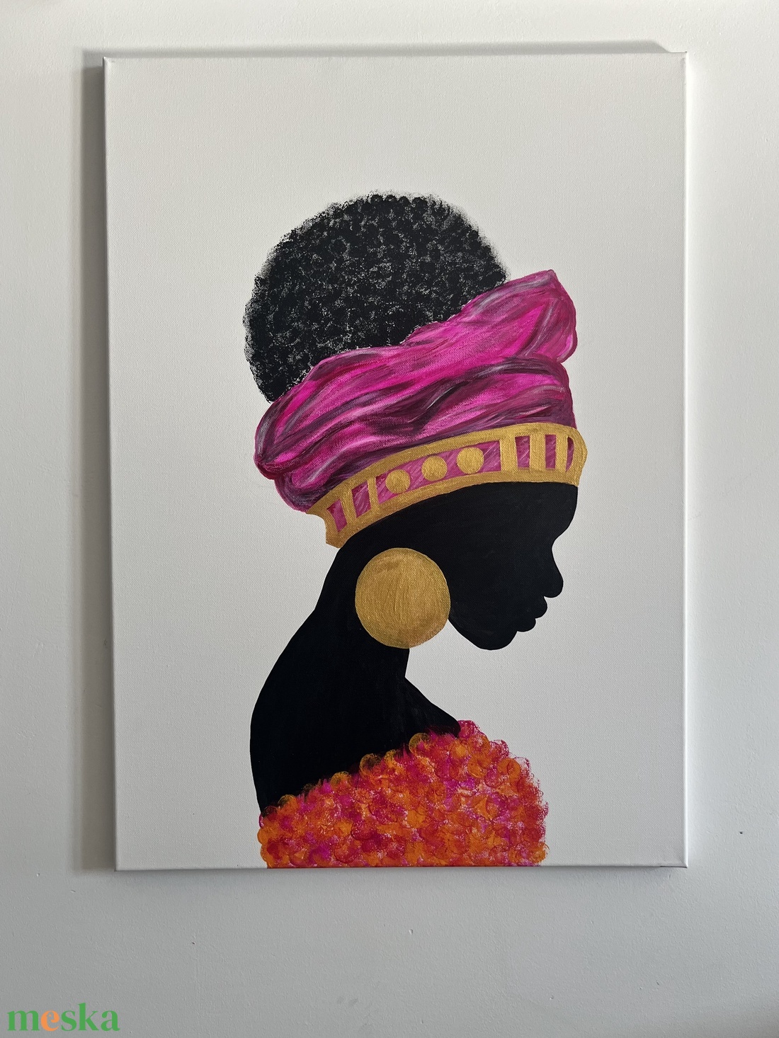 Boho akril falikép 50x70 cm - otthon & életmód - dekoráció - kép & falikép - vászonkép - Meska.hu