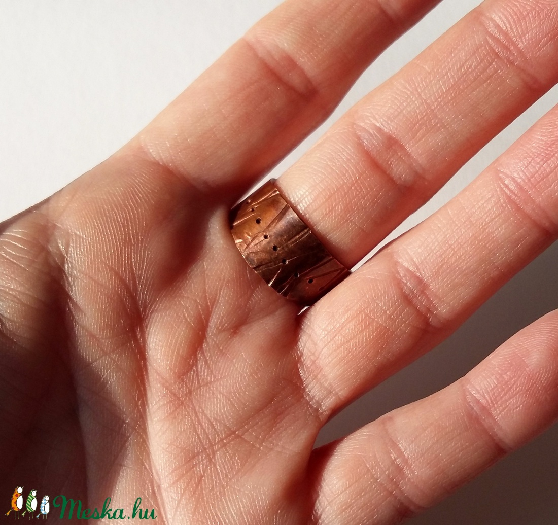 Kunkor - antikolt réz gyűrű -  - Meska.hu