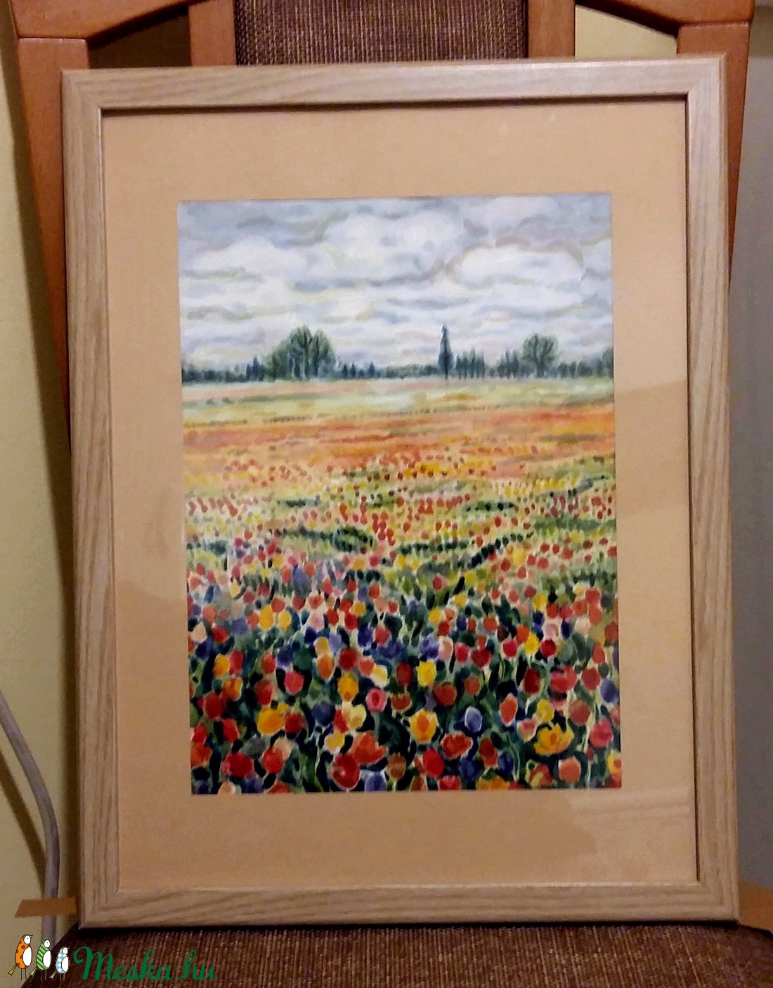 Virágmező - akvarell -  - Meska.hu