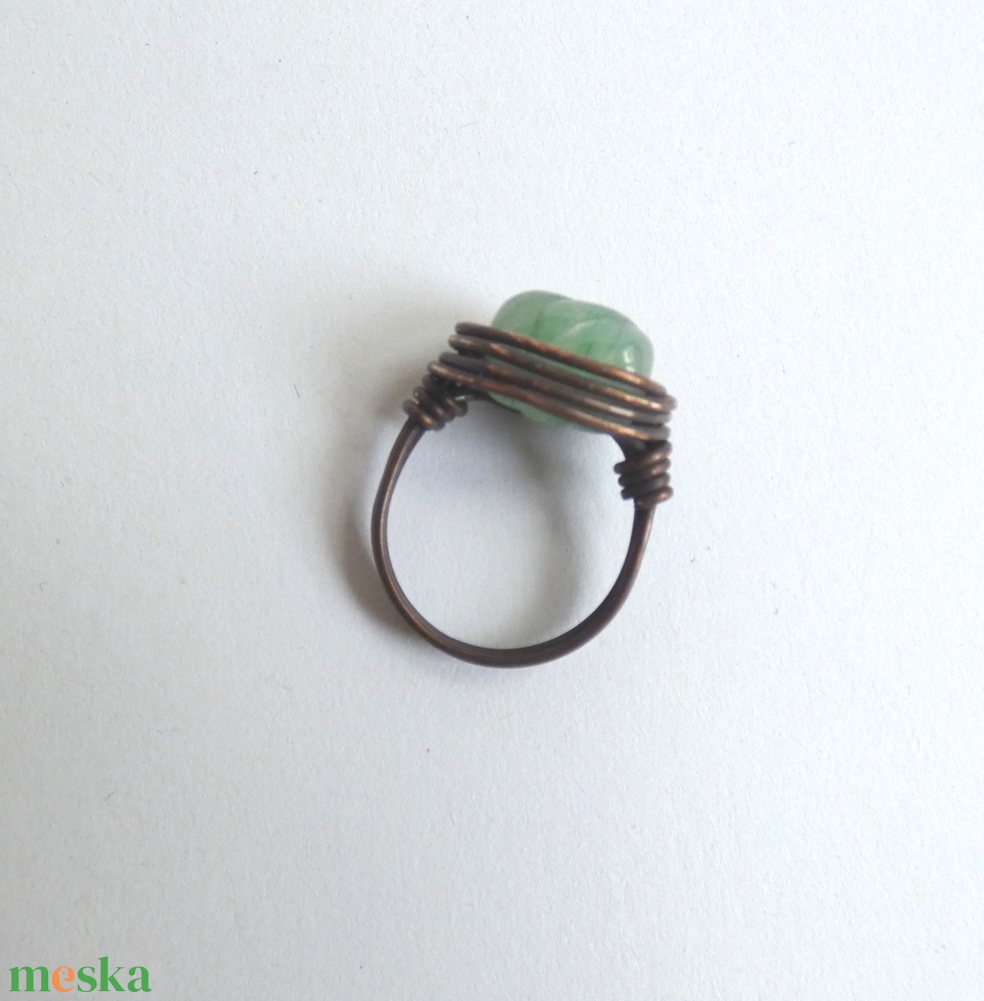 Harmóniában rézdrót gyűrű - ékszer - gyűrű - gyöngyös gyűrű - Meska.hu Harmóniában rézdrót gyűrű - ékszer - gyűrű - gyöngyös gyűrű - Meska.hu