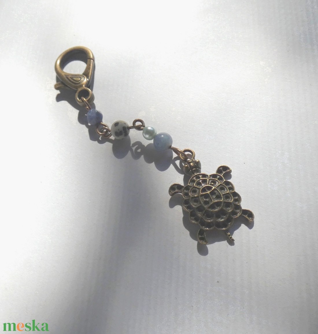 Teknőcös kulcstartó - táska & tok - kulcstartó & táskadísz - táskadísz - Meska.hu